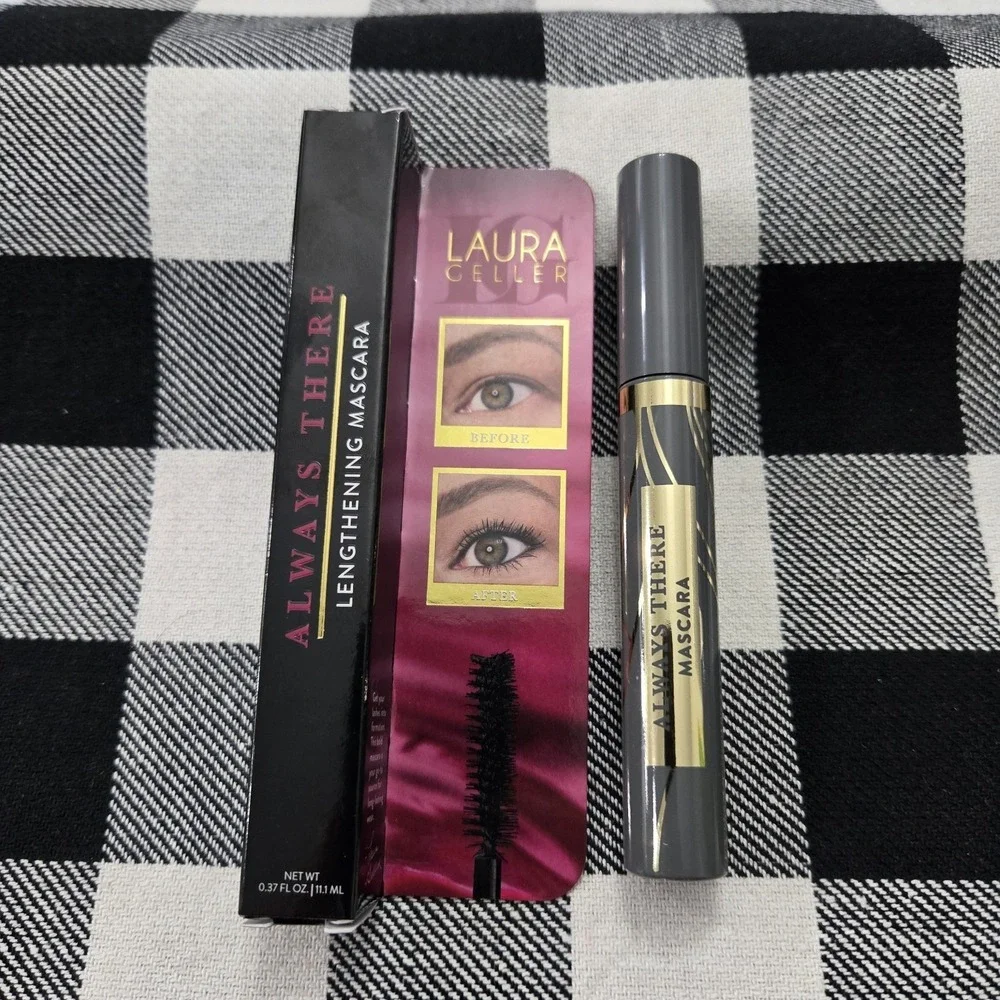 Laura Geller Always There Lengthening Mascara - Black -‎ NIB Long-Wearing